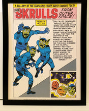 Load image into Gallery viewer, Skrulls Fantastic Four by Jack Kirby 9x12 FRAMED Marvel Comics Vintage Art Print Poster