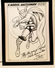 Load image into Gallery viewer, Thor by Jack Kirby 9x12 FRAMED Marvel Comics Pin-Up Original Art Print Poster