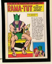 Load image into Gallery viewer, Fantastic Four Rama-Tut by Jack Kirby 9x12 FRAMED Marvel Comics Vintage Art Print Poster