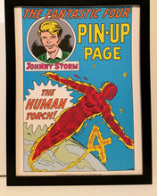 Load image into Gallery viewer, Fantastic Four Human Torch by Jack Kirby 9x12 FRAMED Marvel Comics Art Print Poster