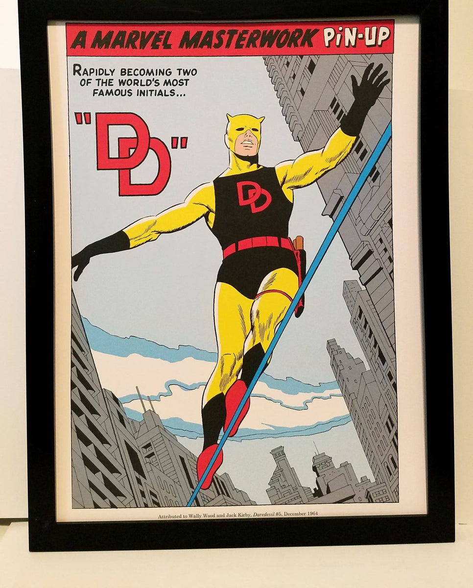 Daredevil by Wally Wood 9x12 FRAMED Marvel Comics Vintage Art