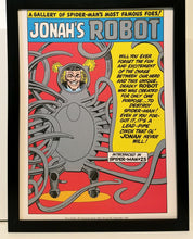 Load image into Gallery viewer, Spider-Man Slayer Robot by Steve Ditko 9x12 FRAMED Marvel Comics Vintage Art Print Poster
