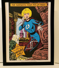 Load image into Gallery viewer, Fantastic Four Invisible Girl by John Byrne 9x12 FRAMED Marvel Comics Vintage Art Print Poster