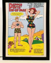 Load image into Gallery viewer, Iron Man Pepper Potts by Don Heck 9x12 FRAMED Marvel Comics Vintage Art Print Poster