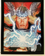 Load image into Gallery viewer, Mighty Thor by Alex Ross 9x12 FRAMED Marvel Comics Art Print Poster