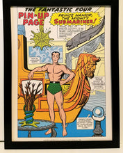 Load image into Gallery viewer, Namor the Sub-Mariner by Jack Kirby 9x12 FRAMED Marvel Comics Art Print Poster