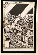 Load image into Gallery viewer, Captain America #249 by John Byrne 11x17 FRAMED Original Art Poster Marvel Comics