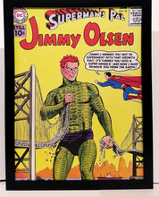Load image into Gallery viewer, Superman's Pal Jimmy Olsen #53 9x12 FRAMED Vintage 1961 DC Comics Art Print Poster