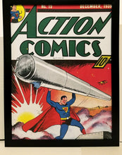 Load image into Gallery viewer, Action Comics #19 Superman 9x12 FRAMED Vintage 1939 DC Comics Art Print Poster