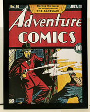Load image into Gallery viewer, Adventure Comics #40 Sandman 9x12 FRAMED Vintage 1939 DC Art Print Poster