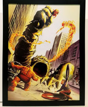 Load image into Gallery viewer, Fantastic Four by Alex Ross 9x12 FRAMED Marvel Comics Art Print Poster