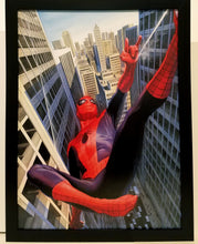 Load image into Gallery viewer, Amazing Spider-Man by Alex Ross 9x12 FRAMED Marvel Comics Art Print Poster