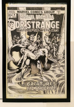 Load image into Gallery viewer, Marvel Premiere #9 Doctor Strange 11x17 FRAMED Original Art Poster Marvel Comics