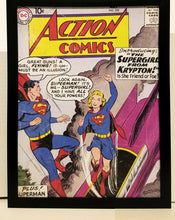 Load image into Gallery viewer, Action Comics #252 Supergirl 9x12 FRAMED Vintage 1959 DC Comics Art Print Poster