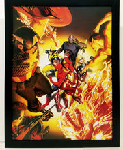 Load image into Gallery viewer, Avengers vs. Invaders WWII by Alex Ross 9x12 FRAMED Marvel Comics Art Print Poster