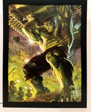 Load image into Gallery viewer, Incredible Immortal Hulk by Alex Ross 9x12 FRAMED Marvel Comics Art Print Poster