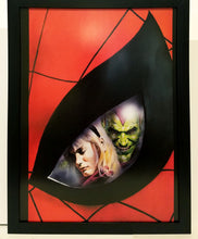 Load image into Gallery viewer, Marvels Spider-Man Green Goblin by Alex Ross 9x12 FRAMED Marvel Art Print Poster