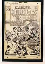 Load image into Gallery viewer, Marvel Collector's Item Classics #19 by Jack Kirby 11x17 FRAMED Original Art Poster