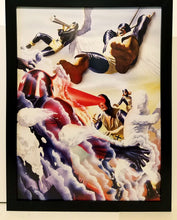 Load image into Gallery viewer, Uncanny X-Men #1 homage by Alex Ross 9x12 FRAMED Marvel Art Print Poster