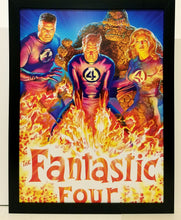 Load image into Gallery viewer, Fantastic Four by Alex Ross 9x12 FRAMED Marvel Comics Art Print Poster