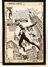 Load image into Gallery viewer, Amazing Spider-Man #252 by Ron Frenz 11x17 FRAMED Original Art Poster Marvel Comics