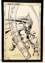 Load image into Gallery viewer, Thor #337 by Walt Simonson 11x17 FRAMED Original Art Poster Marvel Comics