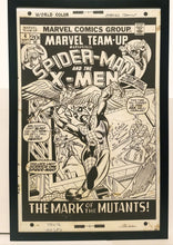 Load image into Gallery viewer, Marvel Team-Up #4 by Gil Kane 11x17 FRAMED Original Art Poster Marvel Comics
