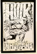 Load image into Gallery viewer, Incredible Hulk Special #1 by Jim Steranko 11x17 FRAMED Original Art Poster Marvel Comics