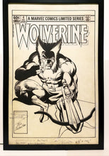 Load image into Gallery viewer, Wolverine #4 by Frank Miller 11x17 FRAMED Original Art Poster Marvel Comics