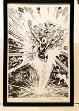Load image into Gallery viewer, Classic X-Men #9 by Art Adams 11x17 FRAMED Original Art Poster Marvel Comics