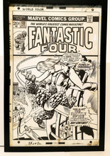 Load image into Gallery viewer, Fantastic Four #133 by John Buscema 11x17 FRAMED Original Art Poster Marvel Comics