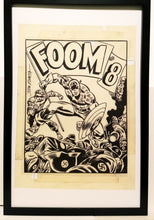 Load image into Gallery viewer, Foom #8 Captain America by John Romita 11x17 FRAMED Original Art Poster Marvel Comics