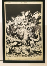 Load image into Gallery viewer, Uncanny X-Men #140 by John Byrne 11x17 FRAMED Original Art Poster Marvel Comics