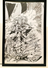 Load image into Gallery viewer, Uncanny X-Men #281 Whilce Portacio 11x17 FRAMED Original Art Poster Marvel Comics