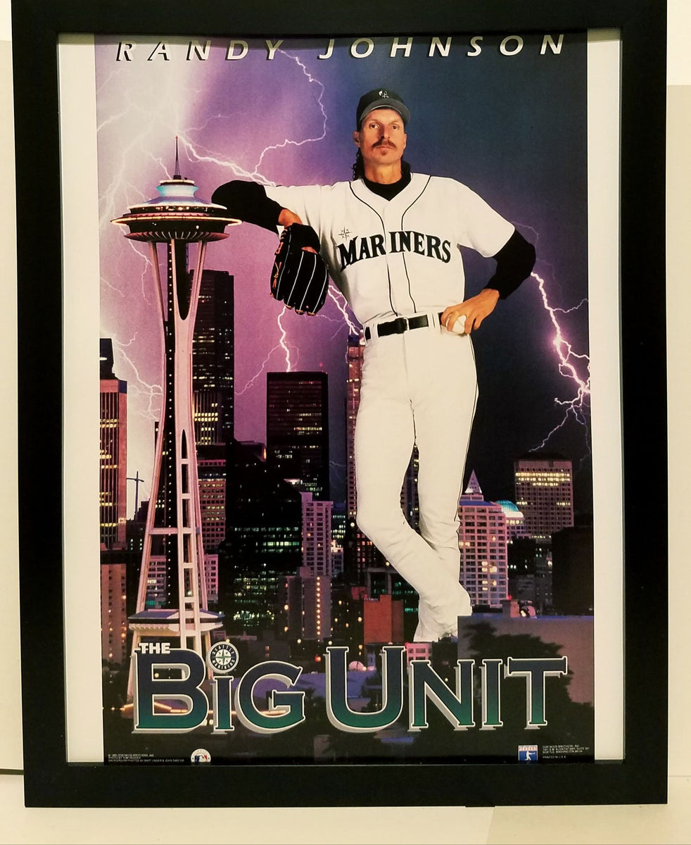 Randy Johnson The Intimidator Seattle Mariners MLB Action Poster- Co –  Sports Poster Warehouse