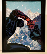 Load image into Gallery viewer, Black Panther by Brian Stelfreeze 11x14 FRAMED Marvel Comics Art Print Poster