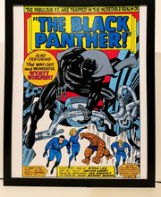 Load image into Gallery viewer, Fantastic Four #52 pg. 1 by Jack Kirby 11x14 FRAMED Marvel Comics Art Print Poster