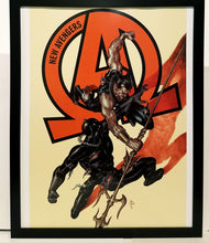 Load image into Gallery viewer, Namor Black Panther by Mike Deodato 11x14 FRAMED Marvel Comics Art Print Poster