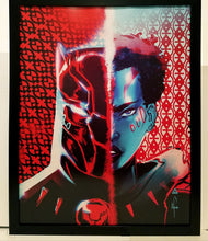 Load image into Gallery viewer, Black Panther by Afua Richardson 11x14 FRAMED Marvel Comics Art Print Poster