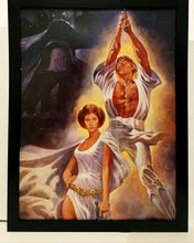 Load image into Gallery viewer, Star Wars 1977 by Tom Jung 9x12 FRAMED Art Print Movie Poster