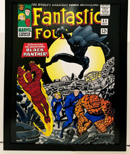 Load image into Gallery viewer, Fantastic Four #52 Black Panther 11x14 FRAMED Marvel Comics Art Print Poster
