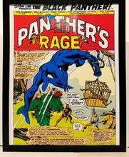 Load image into Gallery viewer, Jungle Action #6 Black Panther pg. 1 11x14 FRAMED Marvel Comics Art Print Poster