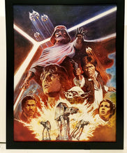 Load image into Gallery viewer, Star Wars The Empire Strikes Back by Tom Jung 9x12 FRAMED Art Print Movie Poster