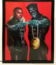 Load image into Gallery viewer, Black Panther Shuri Run the Jewels 11x14 FRAMED Marvel Comics Art Print Poster