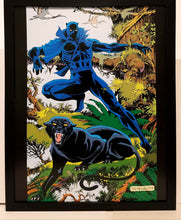Load image into Gallery viewer, Black Panther by Bill Reinhold 11x14 FRAMED Marvel Comics Art Print Poster