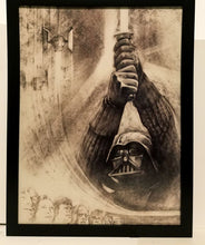 Load image into Gallery viewer, Star Wars Empire Strikes Back concept treatment 9x12 FRAMED Art Print Movie Poster