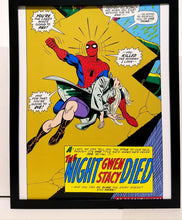 Load image into Gallery viewer, Amazing Spider-Man #121 Gwen Stacy 11x14 FRAMED Marvel Comics Art Print Poster