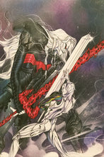 Load image into Gallery viewer, Silver Surfer Black & Knull by Peach Momoko 9.5x14.25 Art Print Marvel Comics Poster