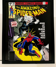 Load image into Gallery viewer, Amazing Spider-Man #194 Black Cat 11x14 FRAMED Marvel Comics Art Print Poster