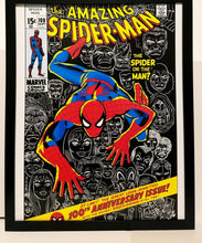Load image into Gallery viewer, Amazing Spider-Man #100 by John Romita 11x14 FRAMED Marvel Comics Art Print Poster